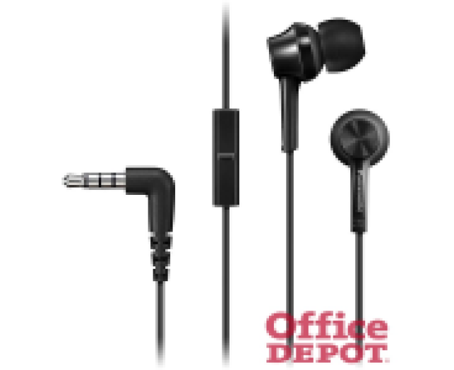 Panasonic RP-TCM115E-K fekete mikrofonos fülhallgató headset