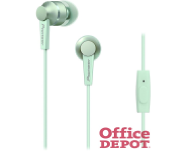 Pioneer SE-C3T-GR zöld mikrofonos fülhallgató