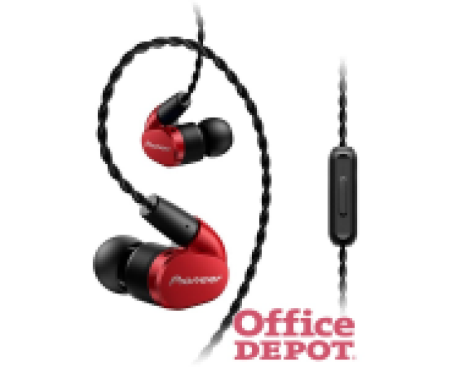 Pioneer SE-CH5T-R Hi-Res piros mikrofonos fülhallgató