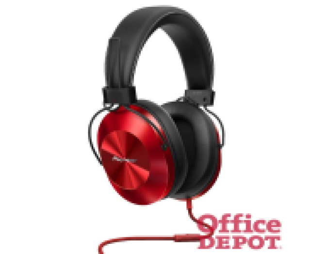 Pioneer SE-MS5T-R piros fejhallgató