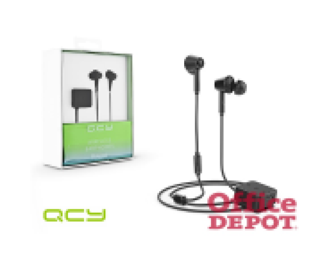 QCY by Xiaomi QCY-0007 E1 Bluetooth nyakpántos fekete headset