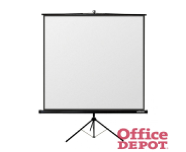 Reflecta Crystal-Line Tripod 1:1 125cm×125cm hordozható 3 lábú állványos vetítővászon