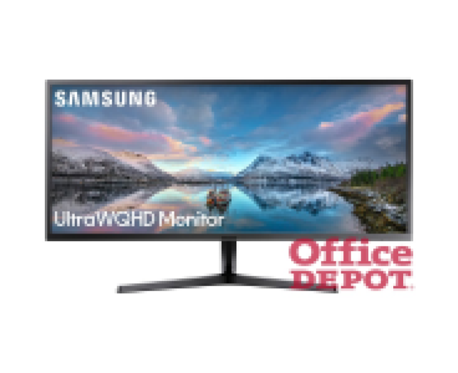 Samsung 34,1" S34J550WQU WQHD 2HDMI Display port kékes sötétszürke monitor