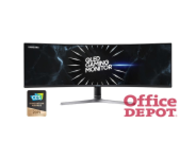 Samsung 49" C49RG90SSU QLED Dual QHD HDMI 2Display port 120Hz ívelt kijelzős kékes sötétszürke gamer monitor