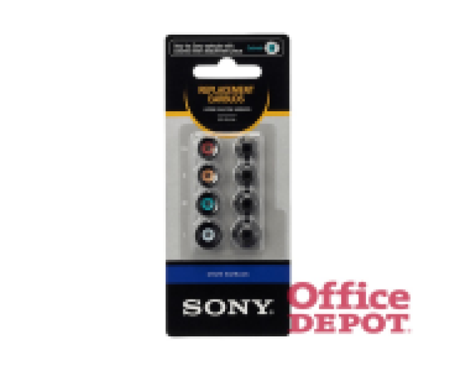 Sony EPEX10AB.AE fekete szilikon füldugó