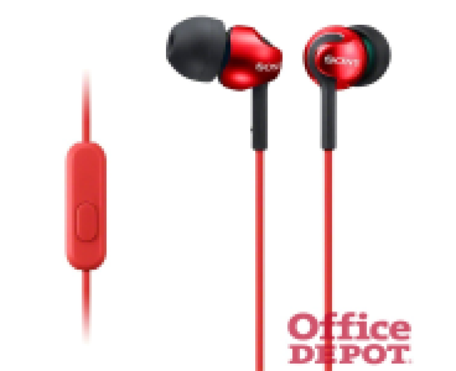 Sony MDREX110APR.CE7 piros mikrofonos fülhallgató