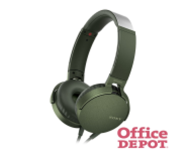 SONY MDRXB550APG.CE7 extra bass zöld fejhallgató