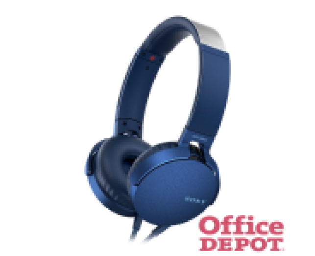 SONY MDRXB550APL.CE7 extra bass kék fejhallgató
