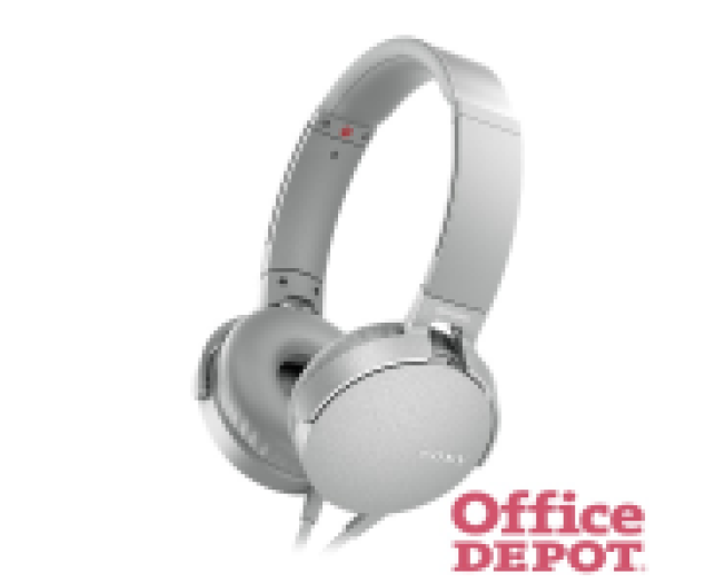 SONY MDRXB550APW.CE7 extra bass fehér fejhallgató