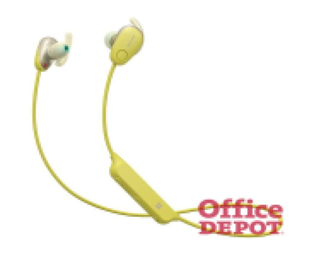 Sony WI-SP600N Bluetooth sárga sport fülhallgató