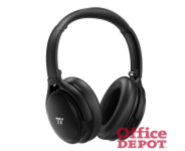 Taotronics TT-BH22 Bluetooth fekete fejhallgató, aktív zajszűrővel