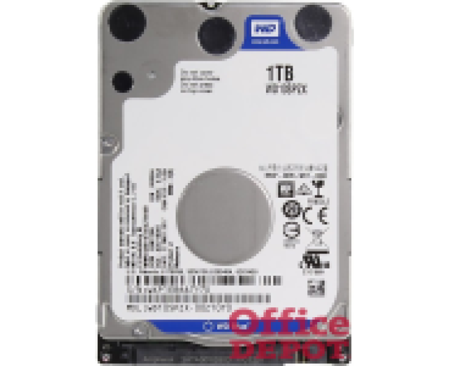 Western Digital 2,5" 1000GB belső SATAIII 5400RPM 128MB Blue WD10SPZX notebook winchester