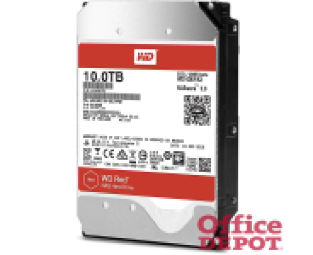 Western Digital 3,5" 10000GB belső SATAIII 5400RPM 256MB RED WD100EFAX winchester 3 év