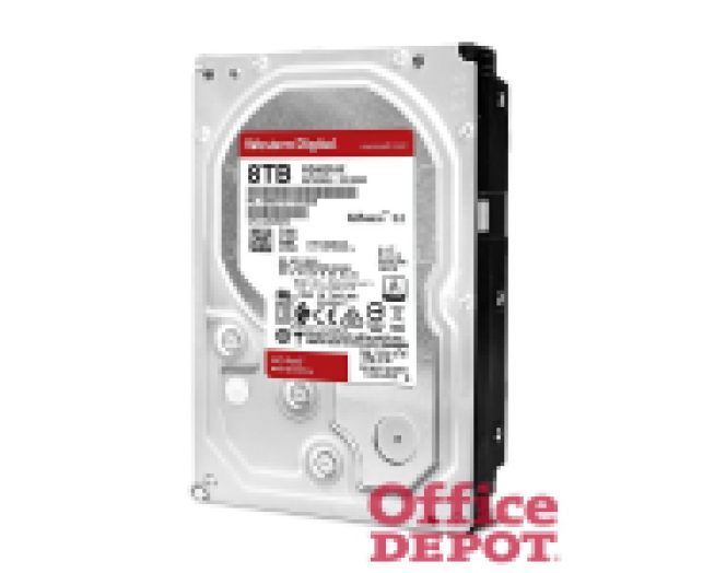 Western Digital 3,5" 8000GB belső SATAIII 5400RPM 256MB RED WD80EFAX winchester 3 év