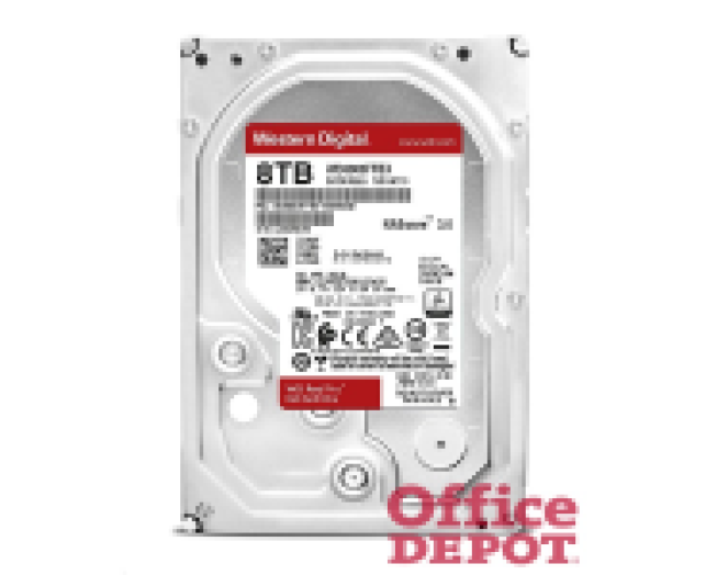 Western Digital 3,5" 8000GB belső SATAIII 7200RPM 256MB RED PRO WD8003FFBX winchester 5 év