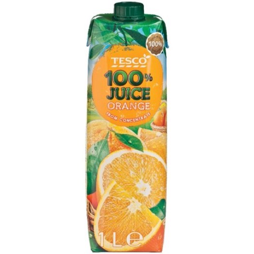 Tesco 100%-os narancslé