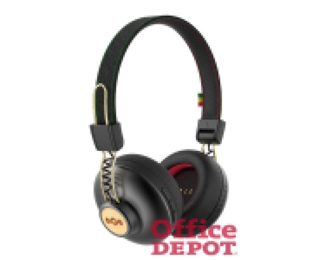 Marley EM-JH133-RA rasta/fekete Bluetooth fejhallgató