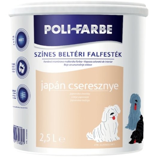 Polifarbe színes beltéri falfesték
