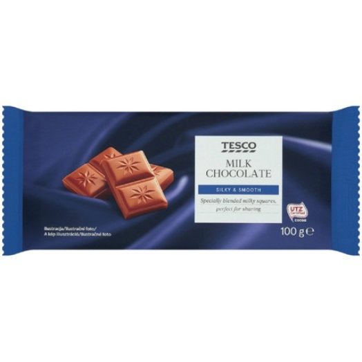 Tesco táblás csokoládé