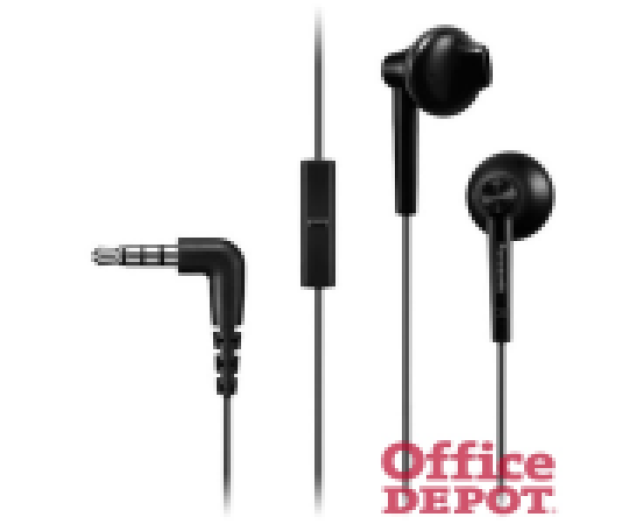Panasonic RP-TCM55E-K fekete mikrofonos fülhallgató headset