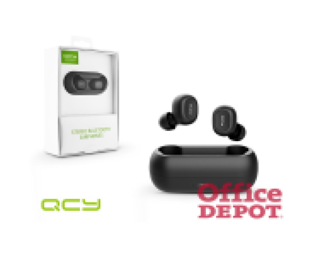 QCY by Xiaomi QCY-0016 T1C True Wireless Bluetooth v5.0 fekete fülhallgató headset (TWS)