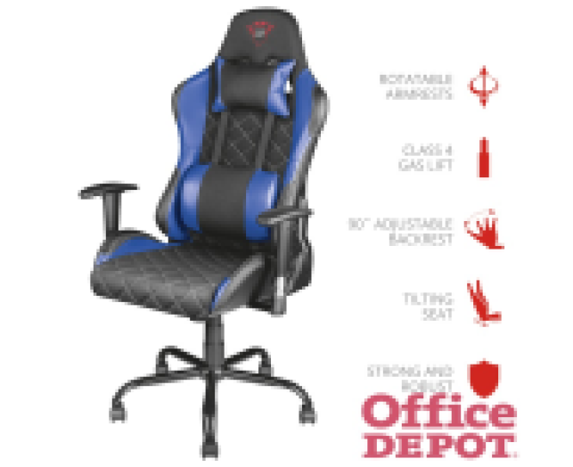 Trust GXT 707R Resto kék/fekete gamer szék