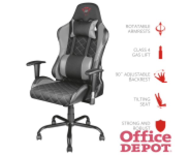 Trust GXT 707R Resto szürke/fekete gamer szék