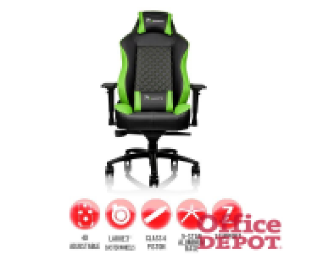 Ttesports GT Comfort 500 fekete-zöld gamer szék