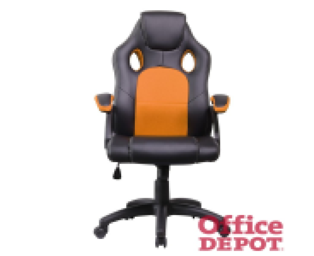 Iris GCH102BA fekete / narancssárga gamer szék