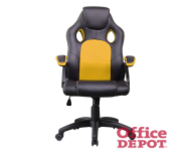 Iris GCH102BC fekete / citromsárga gamer szék