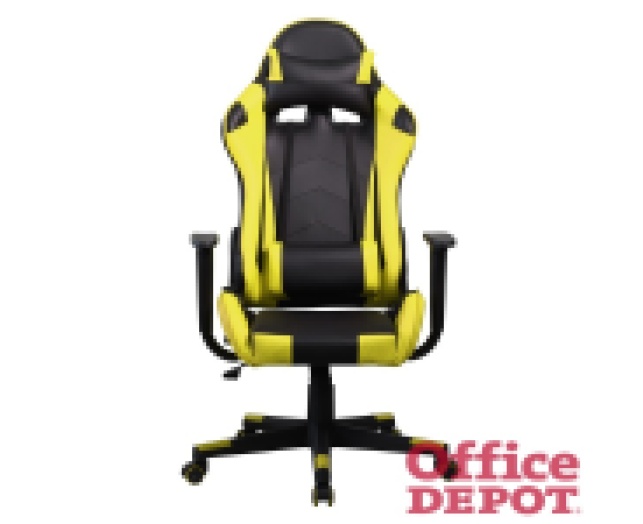 Iris GCH201BC fekete / citromsárga gamer szék