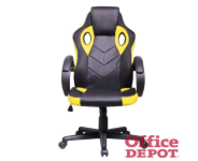 Iris GCH205BC fekete / citromsárga gamer szék