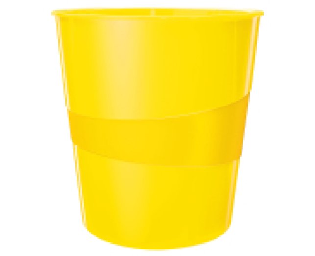 Leitz Wow papírkosár metál fehér