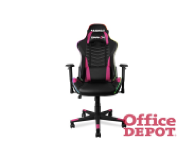 RAIDMAX Drakon DK922 fekete / rózsaszín RGB gamer szék