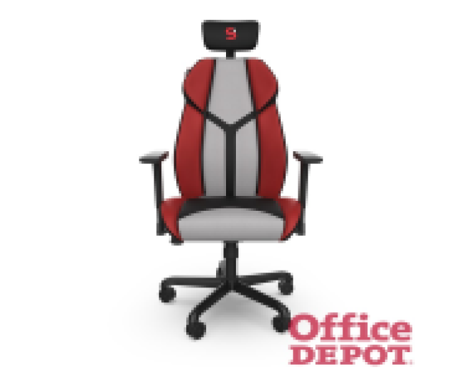 SPC Gear EG450 piros / szürke ergonómikus gamer szék