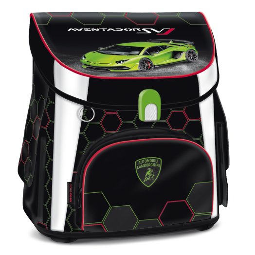 Lamborghini mágneszáras iskolatáska
