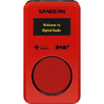 DPR-36+ R Dab+/Fm-RDS/Micro SD hordozható rádió (piros)