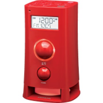 K-200 R FM-RDS / AM konyhai / ébresztős rádió (piros)