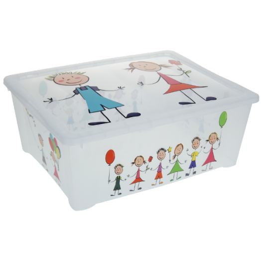 MŰANYAG TÁROLÓ BOX 42X35X15CM 17L