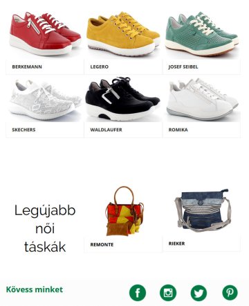 Legújabb női tavaszi lábbelik folyamatosan érkeznek!