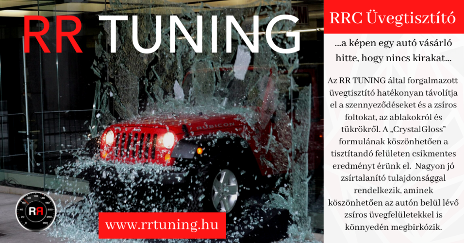  RR TUNING Professzionális, prémium minőségű autó- és jármű-kozmetikai termékek megfizethető áron!