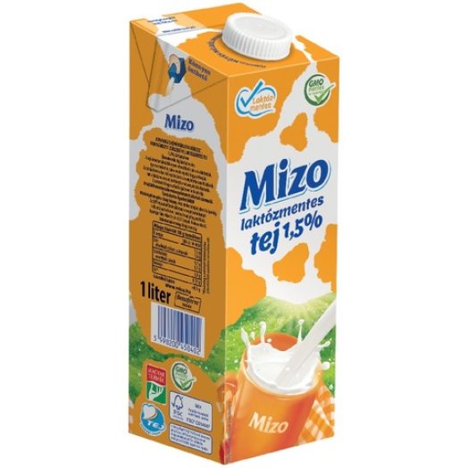 Mizo laktózmentes UHT tej