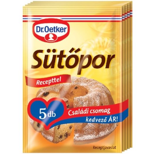 Dr. Oetker vanillincukor vagy sütőpor családi csomag