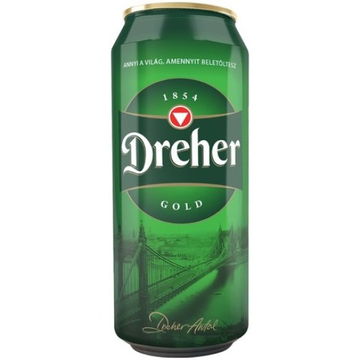 Dreher Gold dobozos világos sör