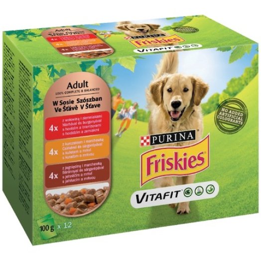Friskies alutasakos kutyaeledel multipack