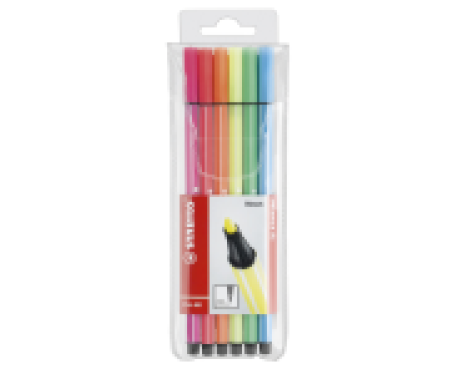 STABILO Pen 68 rostirón 6 szín neon