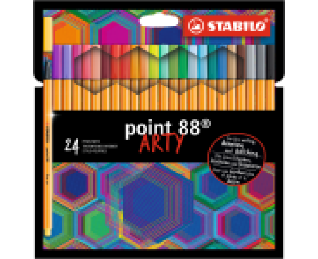 Stabilo Point 88 tűfilc készlet 24 szín ARTY