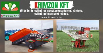 Krimzon. Új és használt zöldség és gyümölcsfeldolgozó gépek