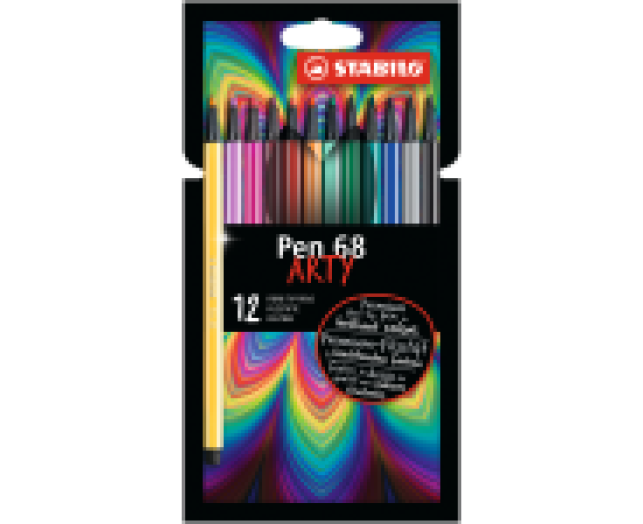 Stabilo Pen 68 filctoll készlet 12 db-os ARTY