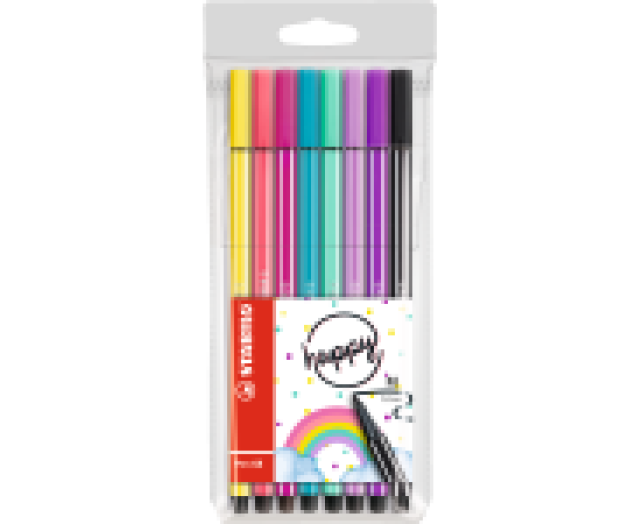 Stabilo Pen 68 Living Colors készlet 8db Happy